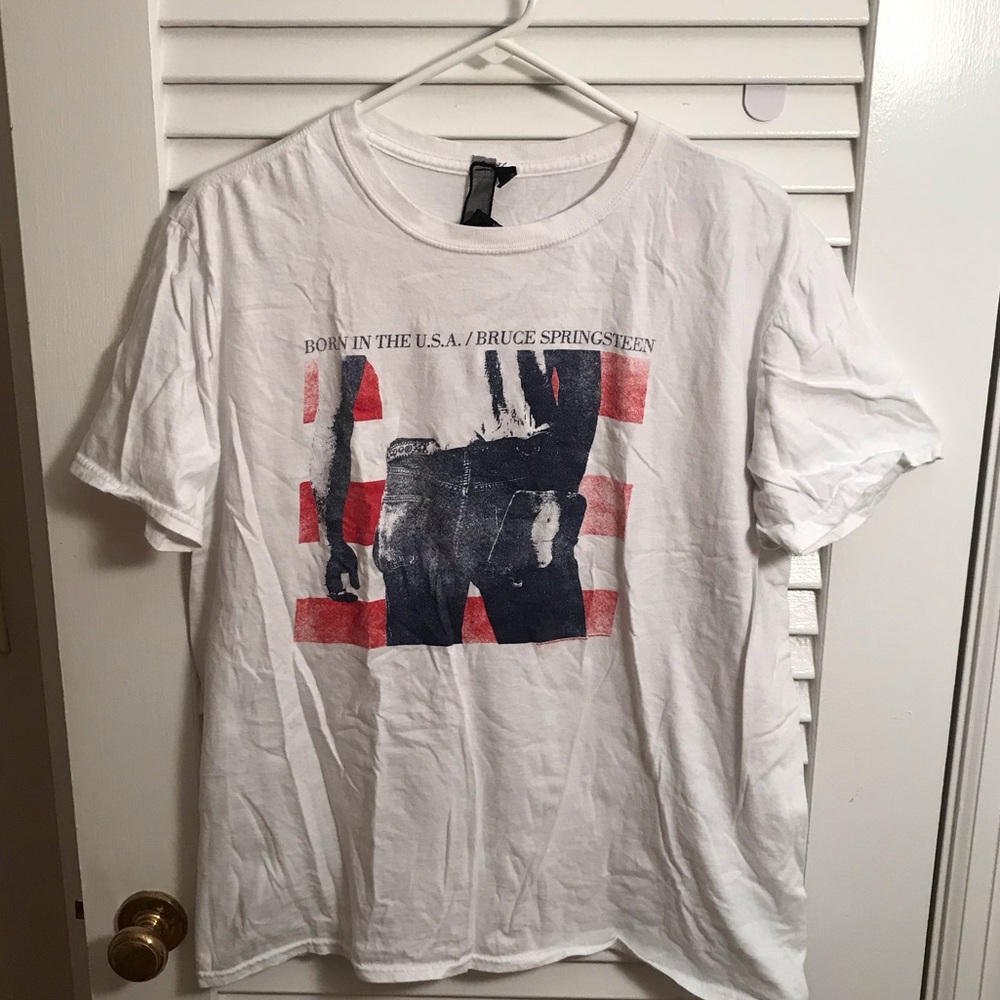 Vintage Style Bruce Springsteen Tee Large